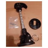 Trolling Motor Stabilizer Support Mount for Minn Kota Terrova/Ulterra/PowerDrive/Riptide, Garmin Force Kraken, MotorGuide Xi5/Xi3/Tour Pro - Shock Absorber, Reduce Bounce - Adjustable Aluminum Rod - R