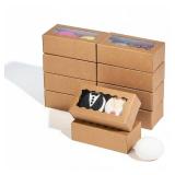 Small treat boxes with window - 35pcs candy box for chocolate & bakery treats - 4.17 x 2.16 x 1.37 inches small bakery boxes - Retail: $10