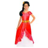 Disney Elena of Avalor Costume for Girls ~ 1 Pc Princess Elena Costume with Dress and Attached Belt | Halloween Costumes for Girls (Medium 8-10) - Retail: $20