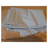 Barossa Design 54W x 78H Stall Shower Curtain Liner Silver Gray - Waterproof Lightweight PEVA Plastic Shower Liner with 3 Magnets & Metal Grommets - Gray Silver - Retail: $10