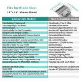 Clipper Guards Set Compatible with Most Wahl Clippers, Color Coded Clipper Guides Replacement - 1/16 to 1/2", 6 Piece Set, New Version - Retail: $7"