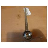 Long Handle Stainless Steel Coffee Scoop 2 Tablespoon Measuring Spoon for Ground Coffee & Powder Includes Teaspoon and Funnel Design (2 TPSP)