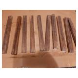 10 Pack Magnet Poster Hanger Frame 12x16 12x18 12x24 Light Pine Wood Magnetic Rails Hanging Frame with Rope Magnet Poster Hanger for Photo Picture Print Map (Brown,12 Inch) - Retail: $38