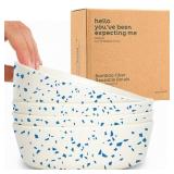 Nook Theory 4 Pack Bamboo Bowls - 18 Oz Reusable Toddler and Kids Bowl, Dishwasher Safe - Not Microwavable Bamboo Dishes (Terrablue) - Retail: $21