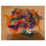 Mini Spoons - 200PCS Dessert Spoons Plastic Disposable Cutlery Small Plastic Spoons For Ice Cream Cake Jelly Pie Yogurt Dessert For Party Celebrations Multi-Color - Retail: $8