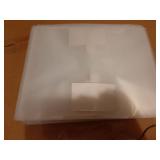 Binder Pocket, 24 Pack Super Heavyweight Poly Binder Pocket with Tight Closure, Binder Folders Side Loading, 3 Ring Binder Pocket, Binder Dividers with Pockets, Letter Size, Clear - Retail: $16