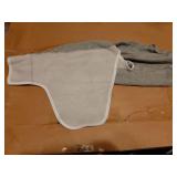 Pawfun Self-Adhesive Cat Grooming Wrap, Cozy Cat Wrap for Cutting Nails, Breathable Anti-Scratch Cat Swaddle Bag for Brushing, Ear Cleaning, Dental Care, Medication, Injections, Grey, S