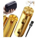 Vintage Za Roller, Za Wheel Roller, 2025 New Pure Copper Roller Machine, Solid Brass Roller, Use with 70 mm Papers, Elegant and Luxurious Roller for Men and Women - Retail: $36