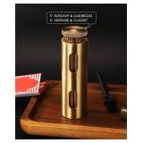 Vintage Za Roller, Za Wheel Roller, 2025 New Pure Copper Roller Machine, Solid Brass Roller, Use with 70 mm Papers, Elegant and Luxurious Roller for Men and Women - Retail: $36