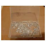 100 Pieces Clear Push Pins Decorative Diamond Tacks for Cork Board Crystal Furniture Transparent Push Pins Thumb Tacks for Cute Wedding Furniture Sofa Bulletin Board Posters Maps Classroom - Retail: $