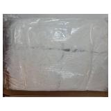 Plush Shaggy White Duvet Cover Set Twin Size Fluffy Fuzzy Comforter Cover Set 2 Piece Luxury Bedding Duvet Covers (White, Twin)