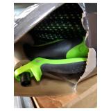 Garden Hose, Flexible Water Hose, Ultra Lightweight Non-Expanding hose with 10 Function Sprayer, Leak proof, Pressure Resistant for Yard, Outdoor (Green, 100FT) - Retail: $50