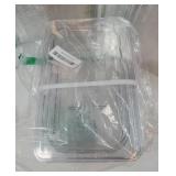 Storage Bins with Lids- 2 Pack, 6.6 Qt Clear Boxes for Organizing, Stackable Plastic Containers- BPA Free, Non-Toxic, Odor Free, Organizer for Home, Office, Dorm - Retail: $31