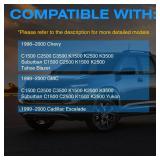 Door Seal Weather Stripping Compatible with 1988-2000 Chevy GMC Blazer Suburban Tahoe Yukon C1500 C2500 C3500 K1500 K2500 K3500,Rubber Front Door Weatherstrip Replace#1AWSK00228, AM-35015073 - Retail: