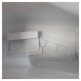 Compost Bin Kitchen for Countertop or Under Sink, 2.6 Gallon Hanging Small Trash Can with Lid, Garbage Can for Cabinet Door, Indoor/outdoor Food Waste Bin for Kitchen, Bathroom, RV, Office, White - Re