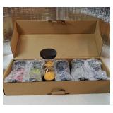 Sand Timer, Sand Timers Colorful 1/3/5/10/15/30 Minutes Sandglass Timer with Protective Cover for Classroom Home Office Cooking (Pack of 6) Multicolor - Retail: $17