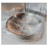 Stainless Steel Plates 9 inch 304 Metal Lightweight Unbreakable Dinner Dishes Plates Set Non-Toxin Dishwasher Safe BPA Free and Healthy (10 Pcs) - Retail: $30