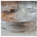 Stainless Steel Plates 9 inch 304 Metal Lightweight Unbreakable Dinner Dishes Plates Set Non-Toxin Dishwasher Safe BPA Free and Healthy (10 Pcs) - Retail: $30