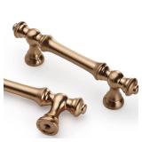 9 Pack 3 Inch(76mm) Champagne Bronze Kitchen Cabinet Handles, Brushed Brass Cabinet Pulls Kitchen Cabinet Hardware for Cupboard Gold Drawer Pulls - Retail: $38
