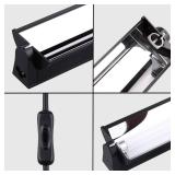 UVB Lighting - Reptile Light Fixture for Bearded Dragon Leopard Gecko (12Inch 8W) p - Retail: $37