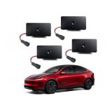 Model Y Juniper Model 3 Highland X S, Ultra-Bright HD Car Door Lights Logo Projector, OEM Style Puddle Lights No Fade 3D Laser Car Welcome Ghost Light(4 Pack)