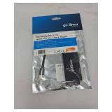 gofanco Mini DisplayPort 1.2 to VGA/DVI/HDMI 4Kx2K mDP 3 in 1 Adapter - Thunderbolt compatible  Black  Gold Plated  for MacBooks  Surface tablets  Chromebook Pixel and laptops with a Mini DP output