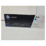 HP 414X High Yield Cyan Original LaserJet Toner Cartridge  ~6 000 pages  W2021X