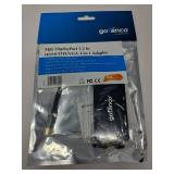 gofanco Mini DisplayPort 1.2 to VGA/DVI/HDMI 4Kx2K mDP 3 in 1 Adapter - Thunderbolt compatible  Black  Gold Plated  for MacBooks  Surface tablets  Chromebook Pixel and laptops with a Mini DP output