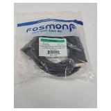 Fosmon 10FT DVI-D to DVI-D Gold Plated Digital Cable - 32AWG 1.3V Single Link Cable (18+1 Pin)