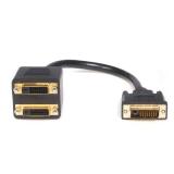 StarTech 1 ft DVI-D to 2x DVI-D Digital Video Splitter Cable - M/F