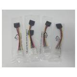 Gigabyte P/N:12CF1-1SERPW-01 Power Adapter Cable. Set of 4