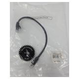 Weltron Cat5E Black Patch Cable w/ Boot