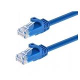 Monoprice Cat6 Ethernet Patch Cable - 0.5 Feet - Blue | Network Internet Cord - RJ45  Stranded  550Mhz  UTP  Pure Bare Copper Wire  24AWG - Flexboot Series