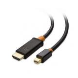 Cable Matters 4K Mini DisplayPort to HDMI 4K Cable (Mini DP to HDMI Cable) in Black 10 Feet - Thunderbolt  Thunderbolt 2 Port Compatible