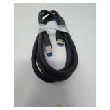 USB 3.0 Type-A Male to Male Cable - 6ft Black