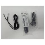 RJ11 Telephone Line Cord - 6ft Black.  Lot of 3
