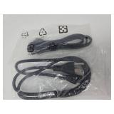 3-Pin IEC Power Cable C5 Mickey Mouse Style.  Lot of 2