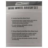 Tool Shop 4-inch Wire Wheel Brush Set (2 Piece)