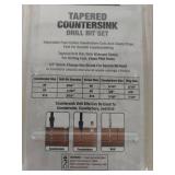 Performax 3-Piece Tapered Countersink Drill Bit Set