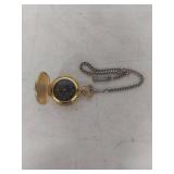 Milan Quartz Deer Hunter Pocket Watch with Chain