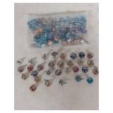 Pewter Figurines on Colored Glass Bases Collection