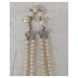 Double Strand Pearl Necklace