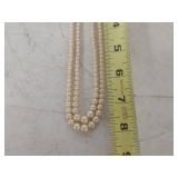 Double Strand Pearl Necklace