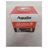 Aguila .22 Super Extra Hollow Point Ammunition - 250 Rounds