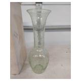 Tiara Exclusive Crackle Glass Vase