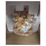 Cherished Teddies King & Queen of Hearts Collectors Set with Anniversary Figurine