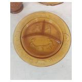 Tiara Amber Glass Nursery Rhyme Set