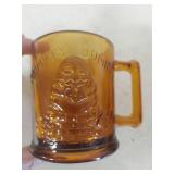 Tiara Amber Glass Nursery Rhyme Set