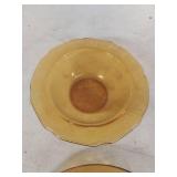 Tiara Amber Glass Nursery Rhyme Set