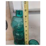 Tiara Exclusive Green Glass Character Decanter